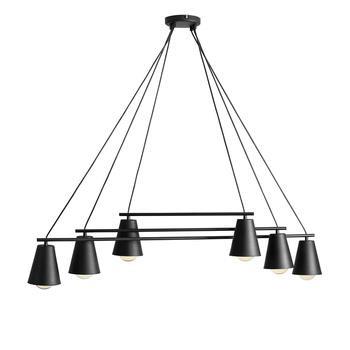 LAMPA WISZĄCA ARTE 6 BLACK