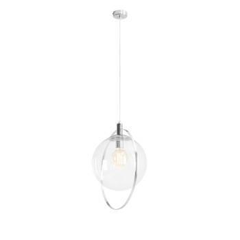 LAMPA WISZĄCA AURA CHROME TRANSPARENT