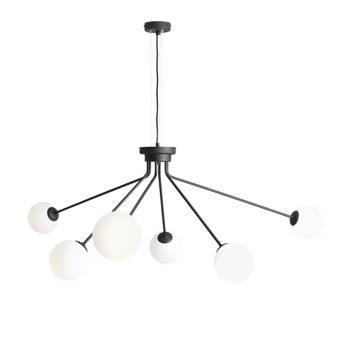 LAMPA WISZĄCA HOLM 6 BLACK